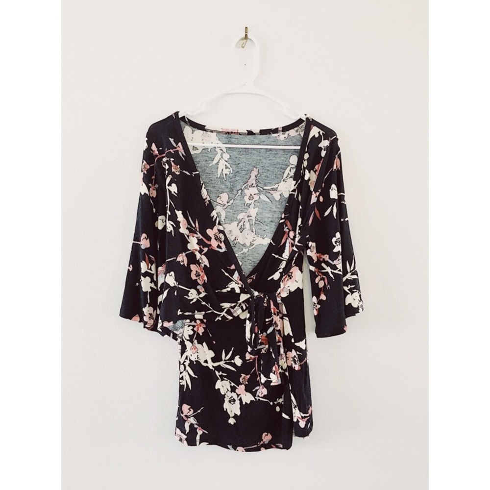 Maternity Wrap Blouse